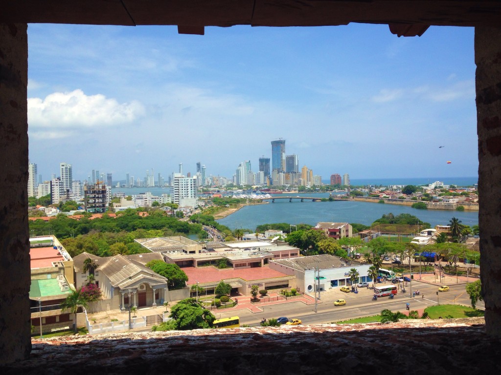Beautiful views of Cartagena