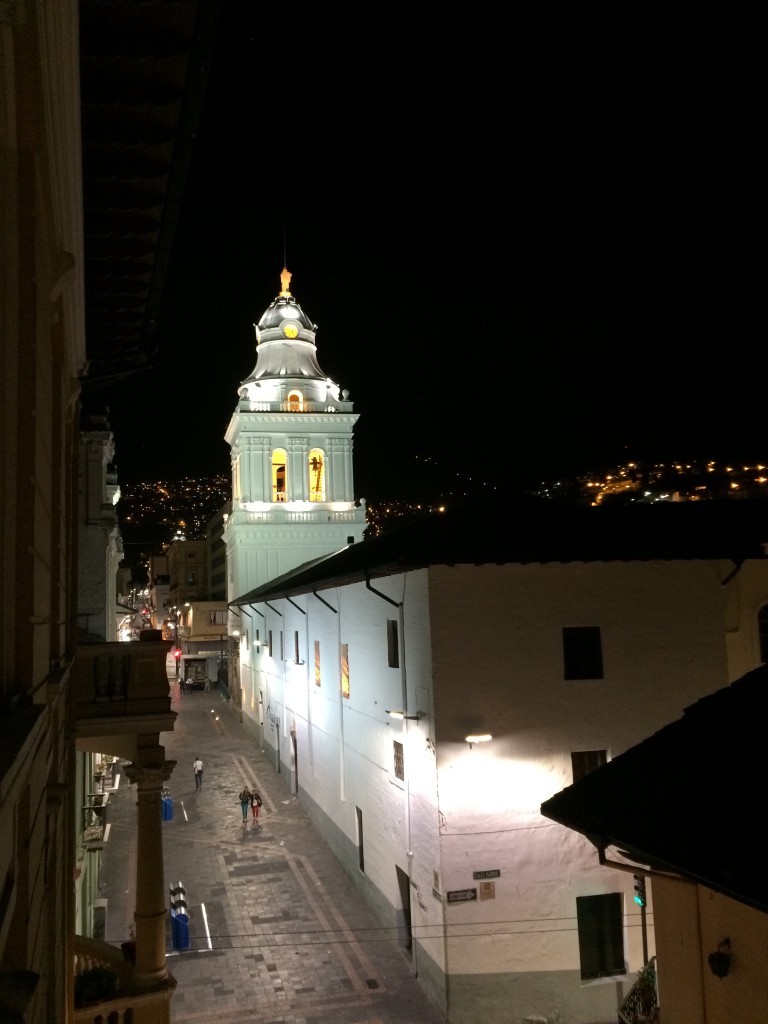 Night views in Quito