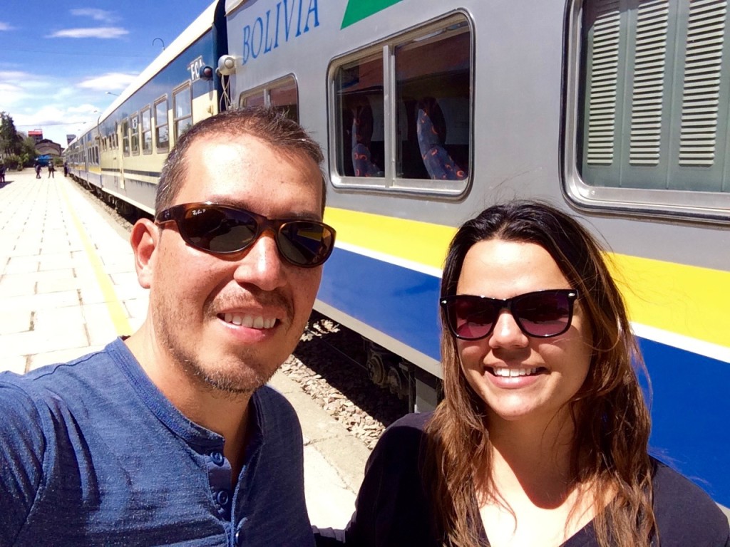 Taking the train Oruro to Uyuni