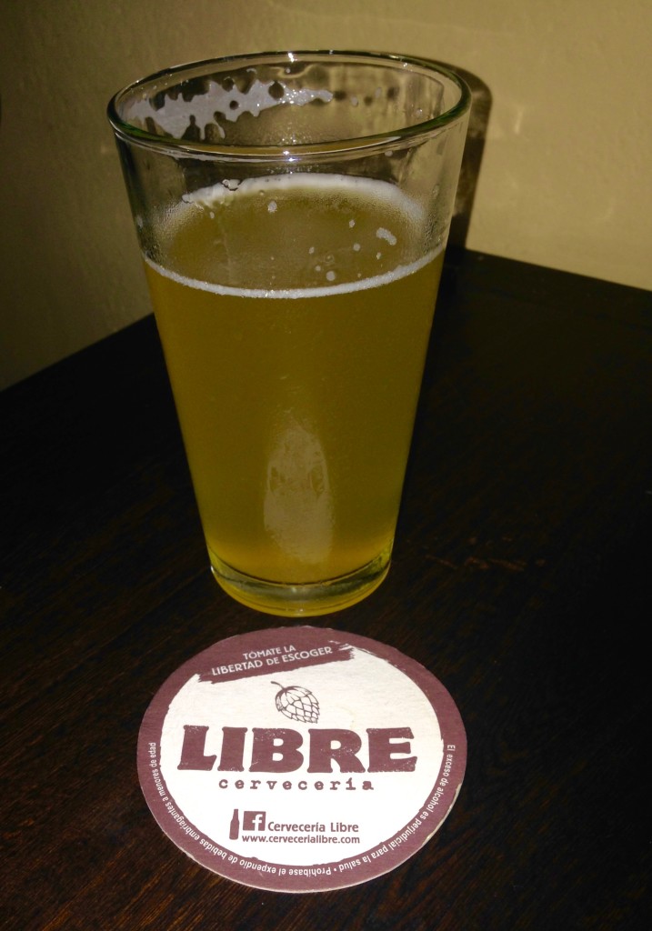 Beer at Cerveceria Libre in Medellin