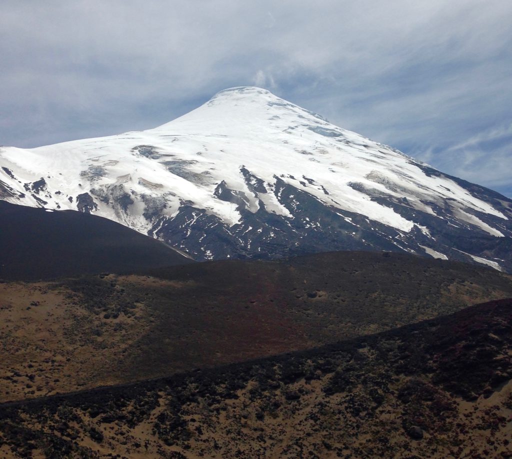 Views along our trek on Osorno