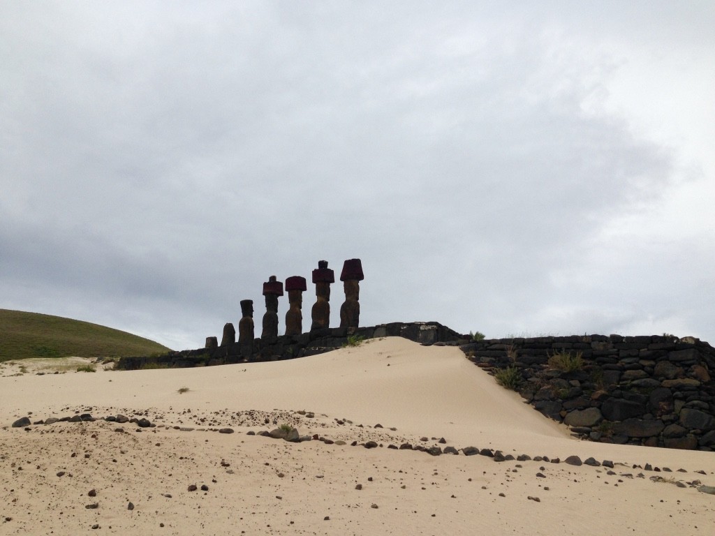 Moai near Anakena beach 
