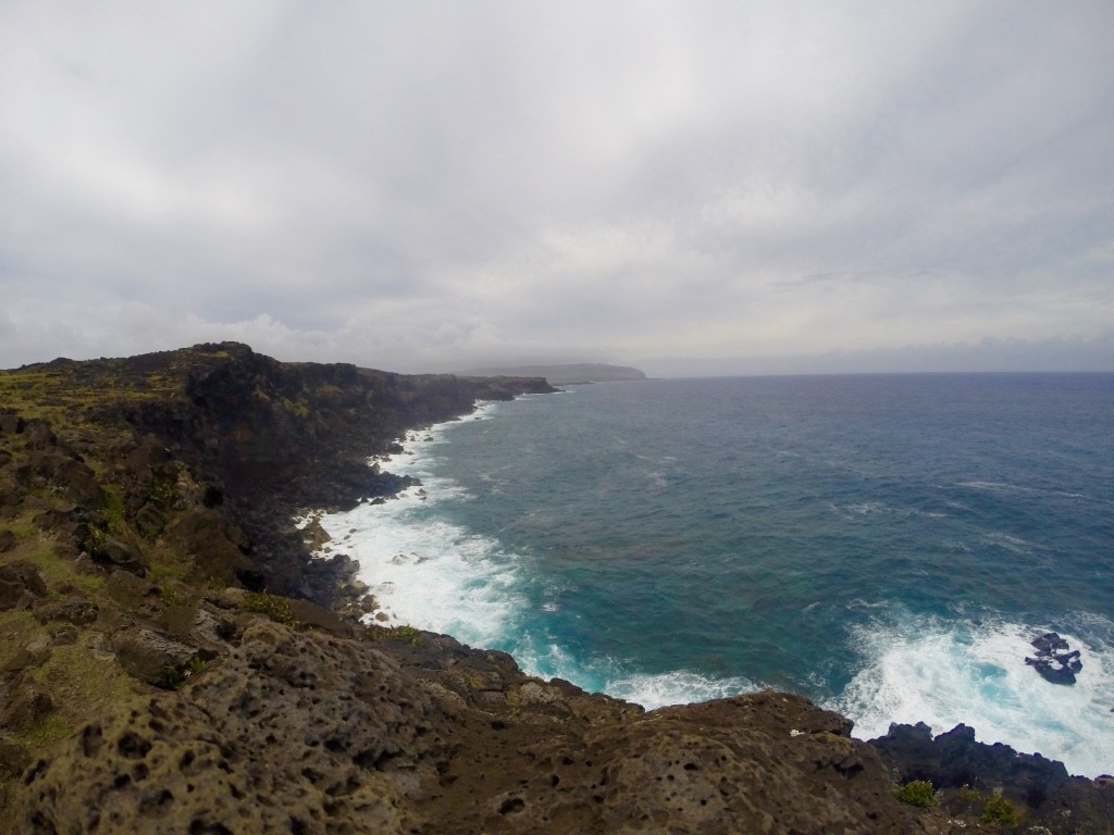 coast line in Rapa Nui