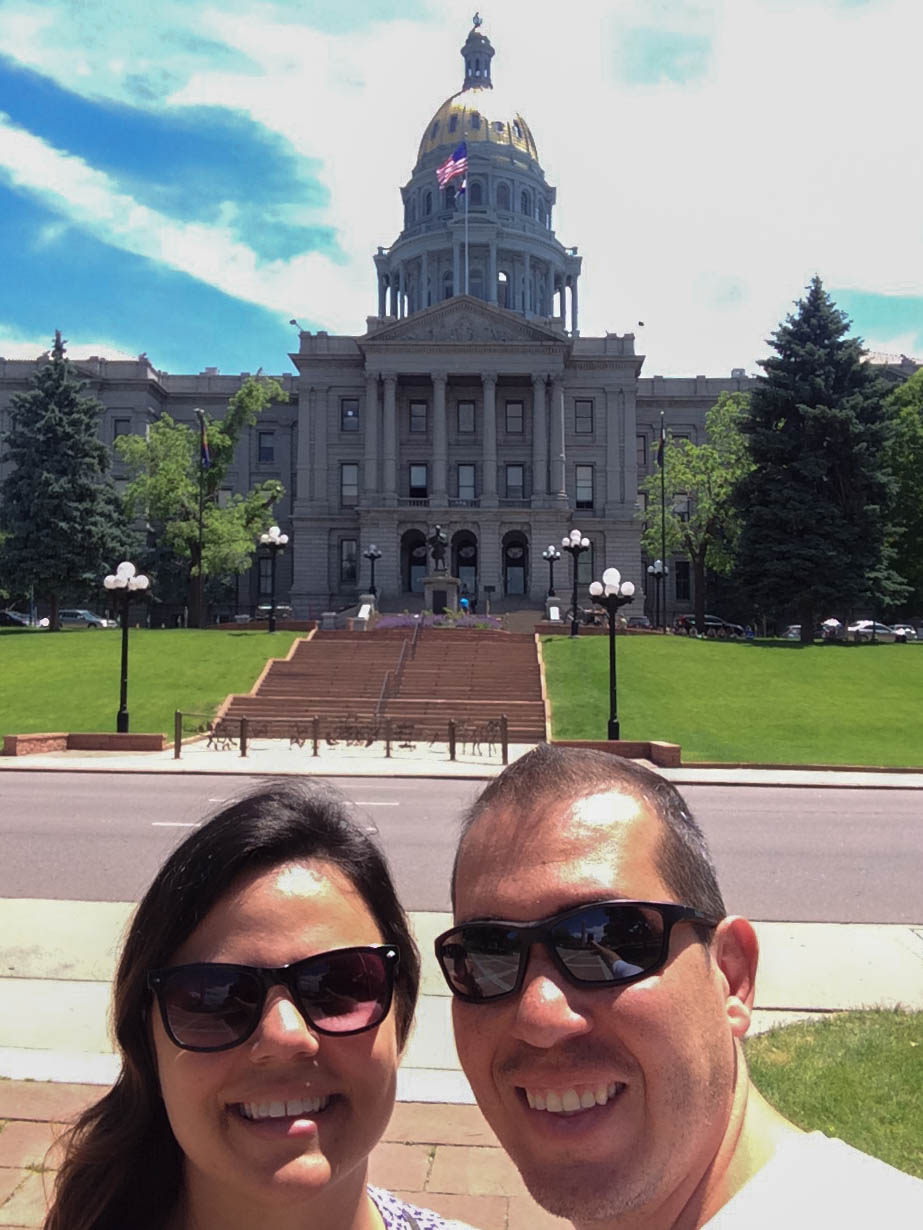 Visiting the Capitol building- Denver