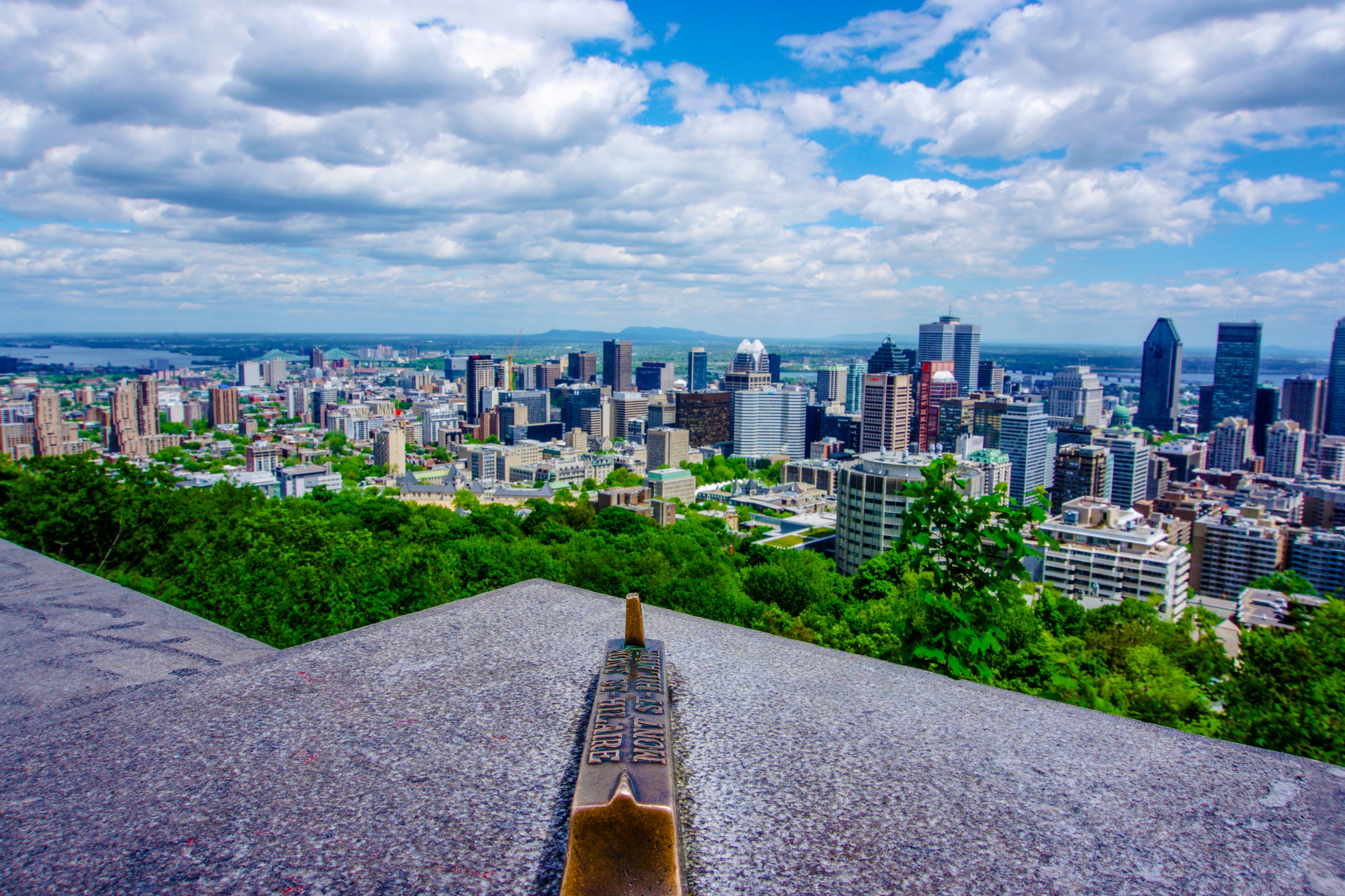 Montreal- view from Mount Royal