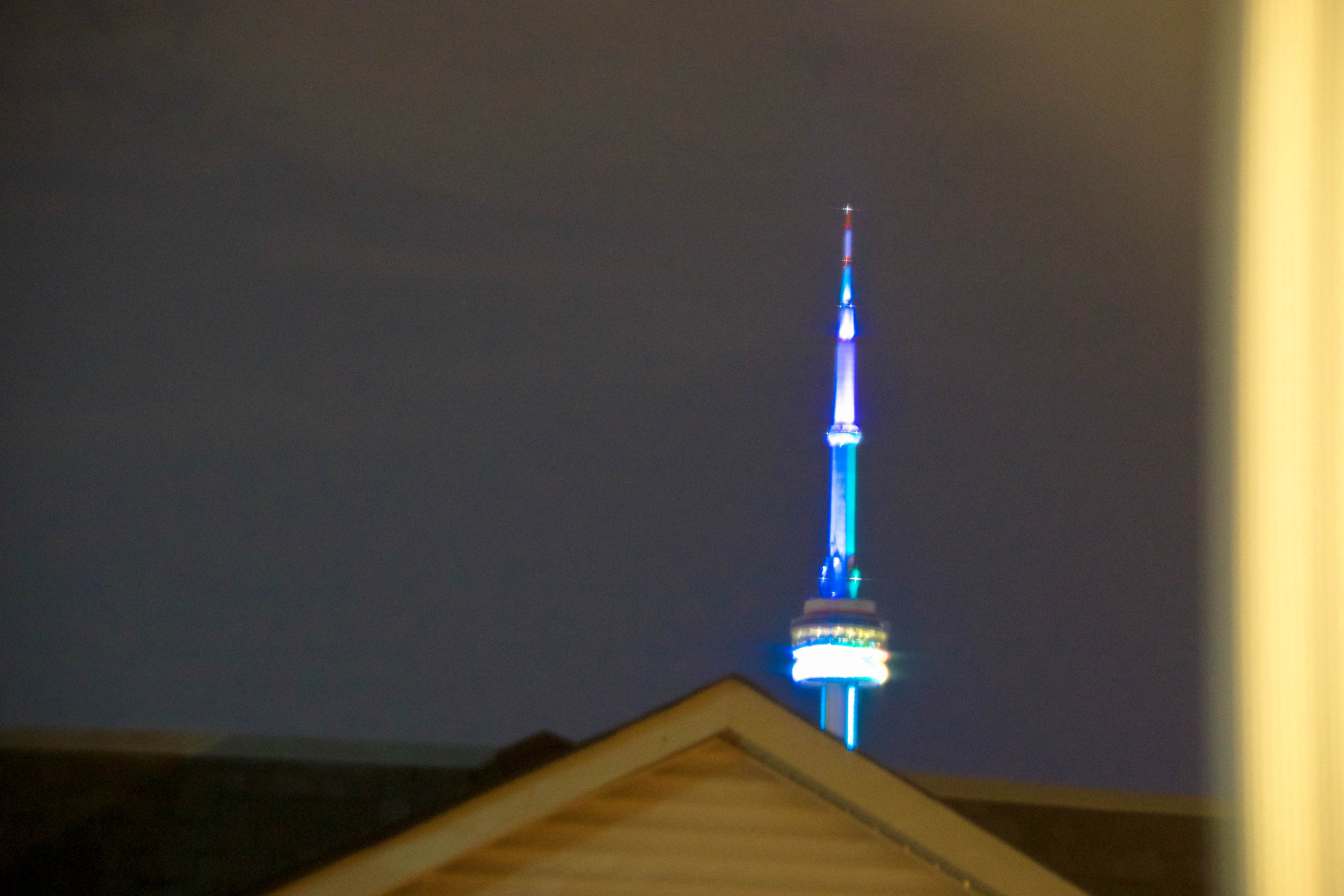 CN Tower during Pride