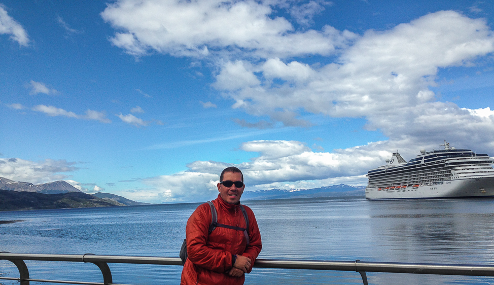 Enjoying the sunshine- Ushuaia