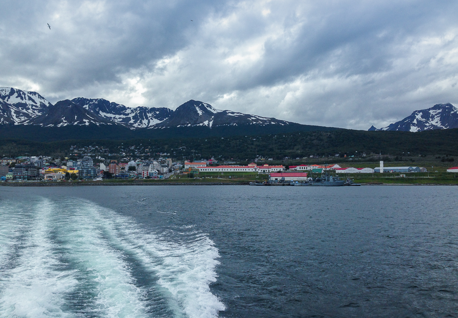 Ushuaia as seen from the boat