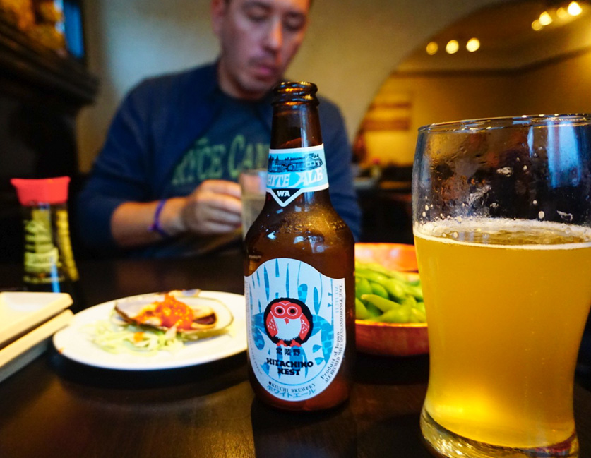 Great dinner and beer at Zum Sushi