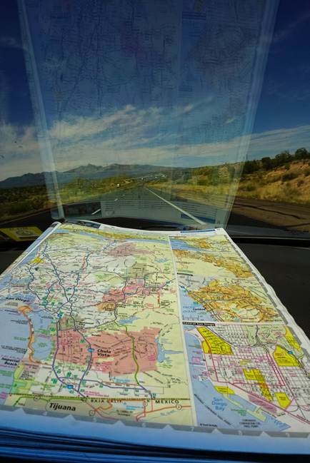 California Bound. Atlas on the road