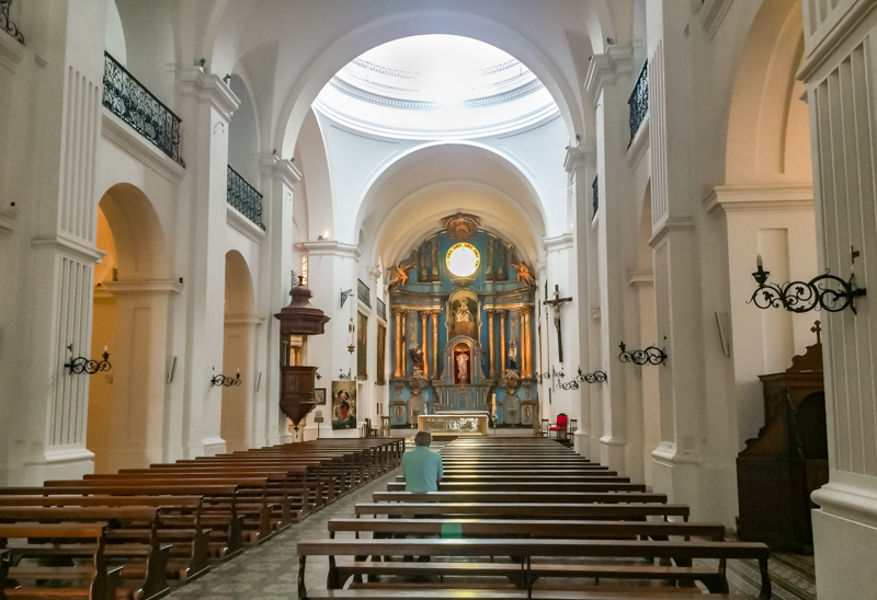 San Ignacio Church inside