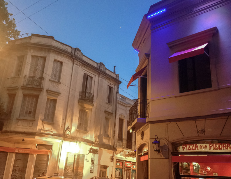 Romantic San Telmo neighborhood- colorful in the evenings