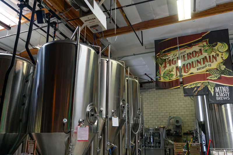 Figueroa Mountain Brewing Co.- Inside the brewery